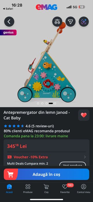 Antemergator Janod Chat ca nou