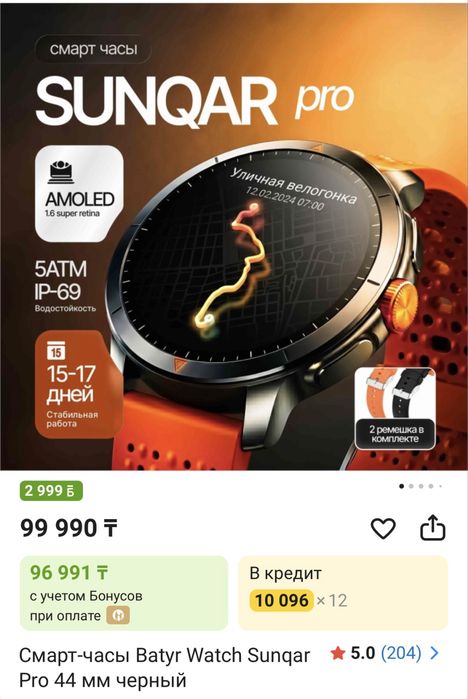 Smart watch pro
