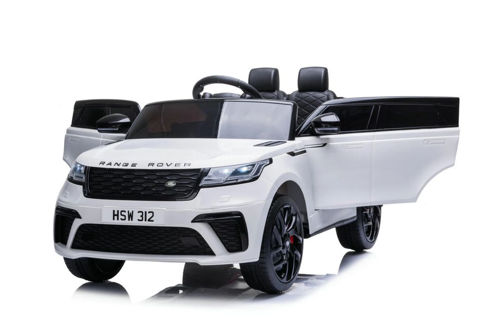 Range rover velar 12v – детски акумулаторен джип, бял, eva гуми