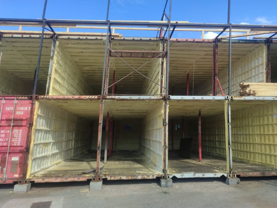 Утепление контейнеров ППУ