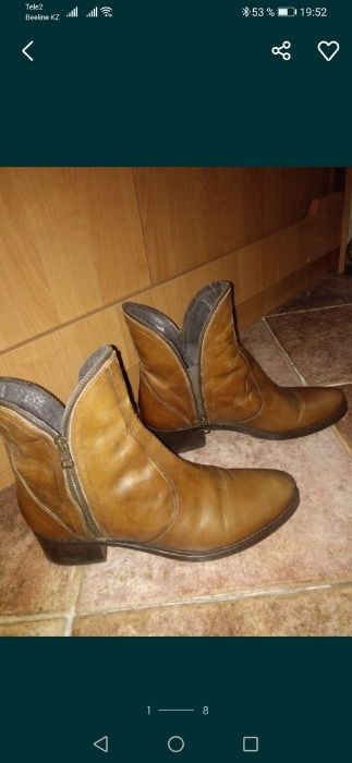 Демисезонные ботинки, унисекс.