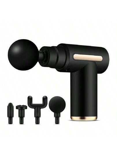 Масажор-пистолет за мускулна маса с четири поставки