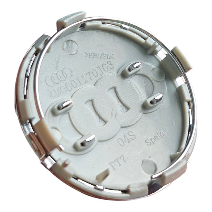 61мм Капачки за джанти АУДИ А3 А4 А5 А6 2016-24г OEM 4M0601170 - ЧЕРНИ