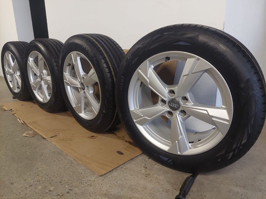 Jante Audi A6 C8 A4 Q3 Q5 pe 18 originale cu anvelope noi dot 2025