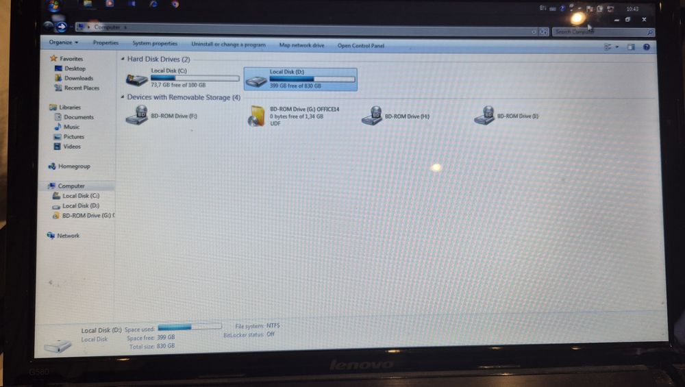 Лаптоп Lenovo G580