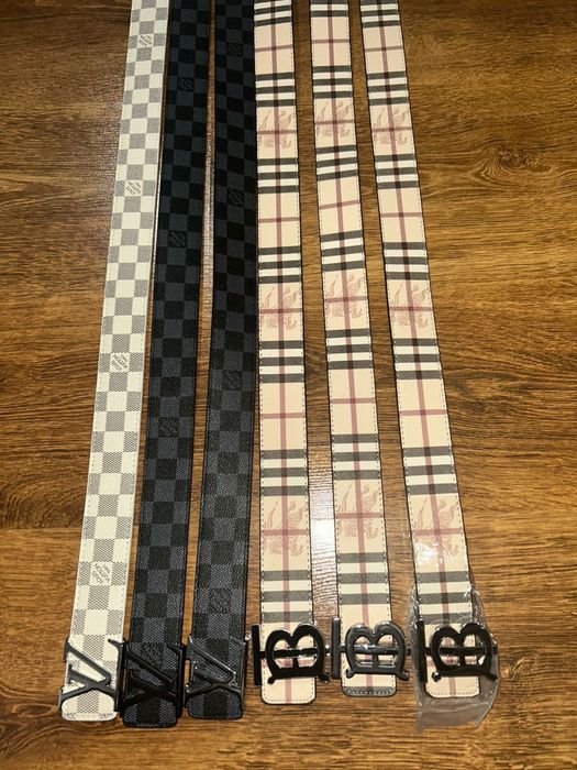 Vand curea Louis Vuitton/ Burberry