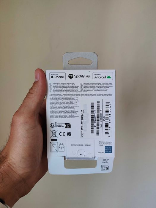 Чисто нови Sony - WF-C710N с 4 години гаранция.