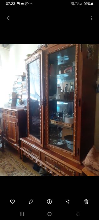 Vand Biblioteca, mobila  sufragerie, comoda tv, usa intrare, teracota