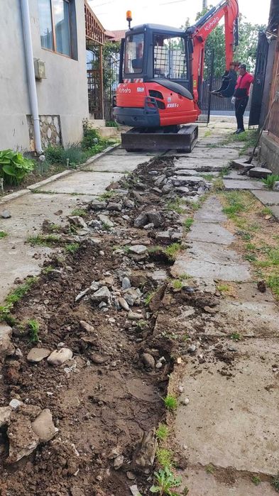 Inchiriere utilaje sapatura excavator/miniexcavator/transport agregate