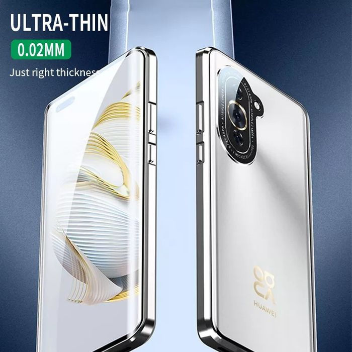 Huawei Nova 10 Pro / 10 SE / Двоен 360 магнитен кейс камера протектор