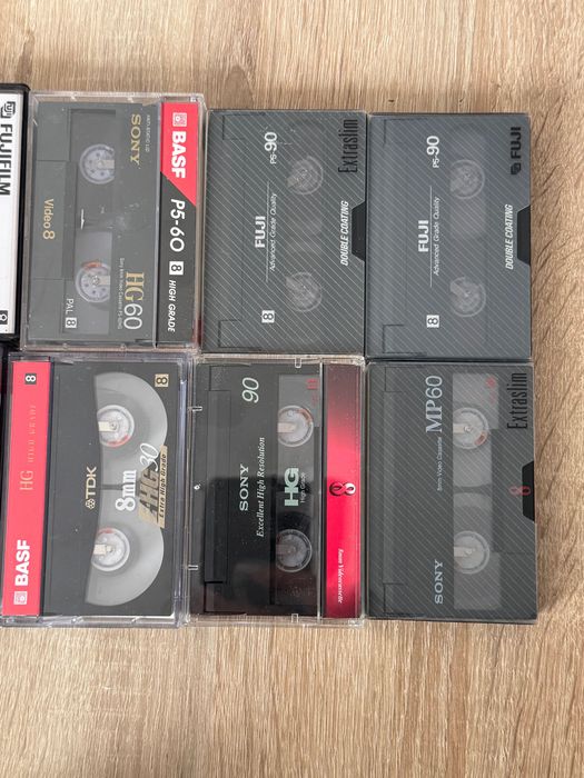 Lot 10 casete video 8 mm