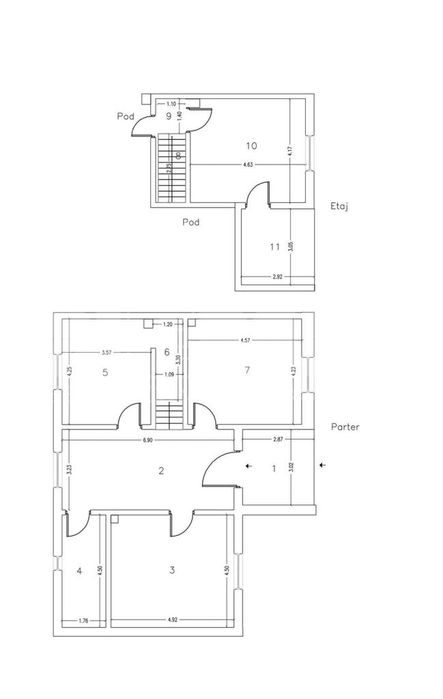 Casa si spatiu comercial in Radauti, teren 822 mp