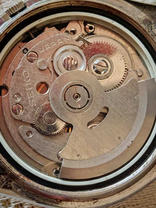 Оригинален Мъжки Ръчен Автоматичен Часовник SEIKO 5 1970те г