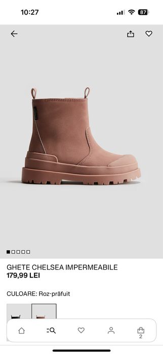 Ghete chelsea, marimea 24, H&M