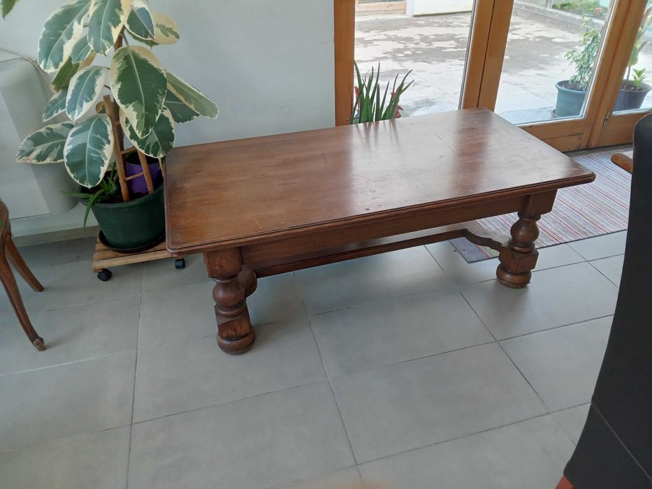 Masă cafea - lemn masiv 70/138cm