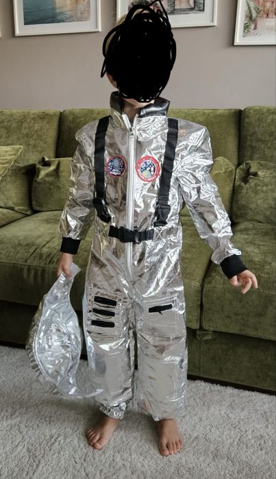 Costum Halloween astronaut / cosmonaut pentru copii 3-4 ani