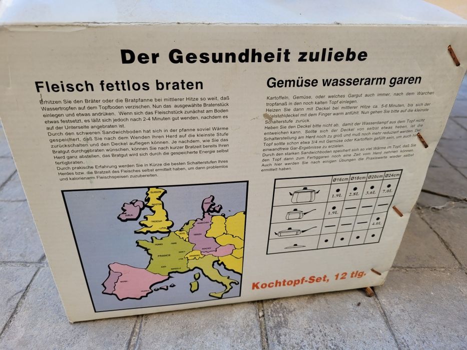 Комплект тенджери 12 части