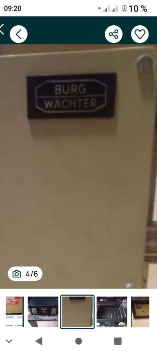 Vând seif antifoc, casetă banii, documente