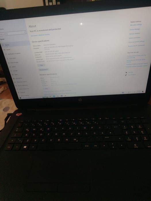 Laptop HP AMD A6 17 inch