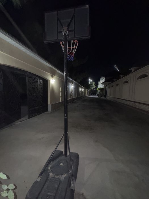 Баскетбольное кольцо с щитом (переносное, регулируемое)