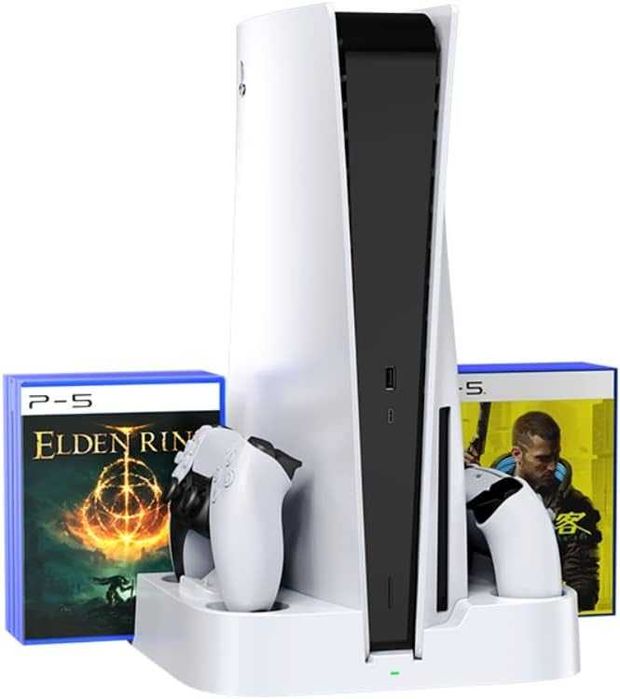 Statie multifunctionala pentru consola PS5 si pad-uri DualSense