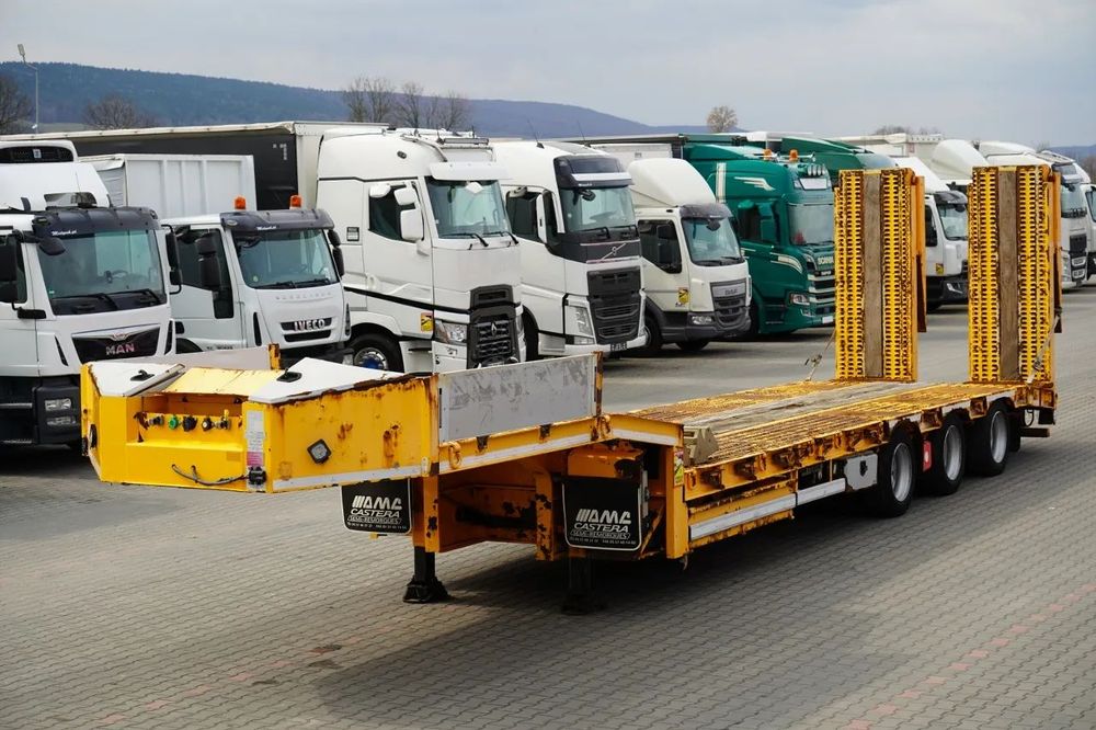 Castera REMORCA AUTO AMC CASTERA / ÎNCĂRCĂTOR JOS / 13,1 M / GAMĂ HIDRAULICĂ / AXĂ DE DIRECȚIE / TROLIU