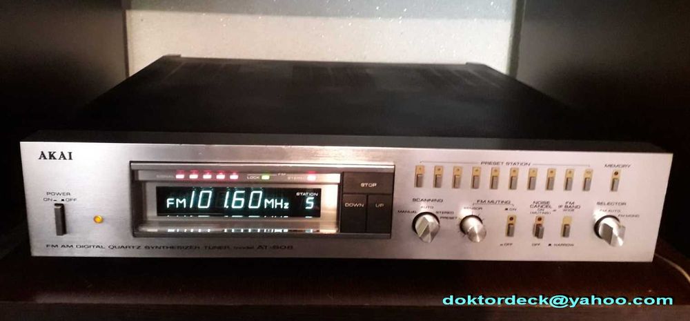 tuner AKAI AT-S08 model de top