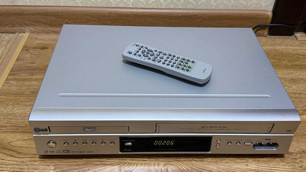 Видеомагнитофон & DVD LG 6-Head Hi-Fi Stereo! Made In Korea! [Новый]