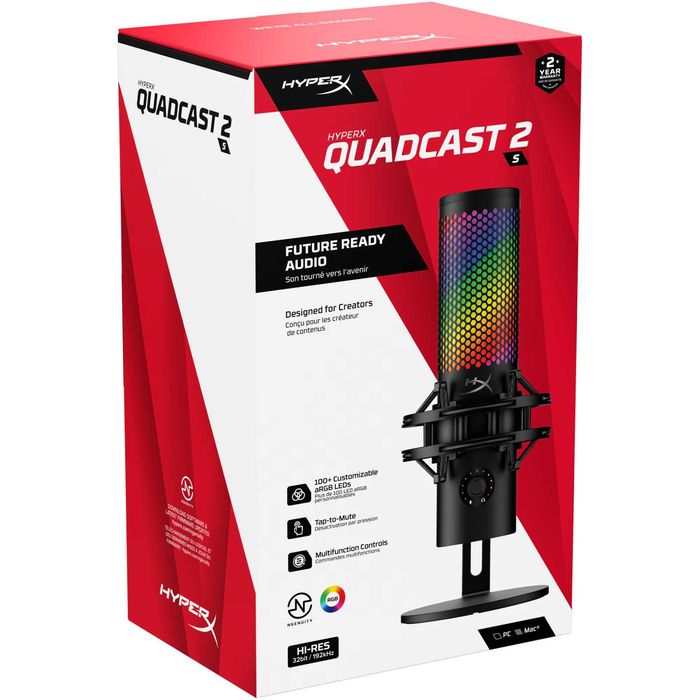 Microfon gaming HyperX QuadCast 2 S
