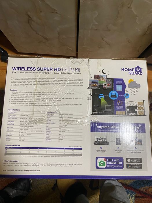 HomeGuard Kit Supraveghere Video Super HD