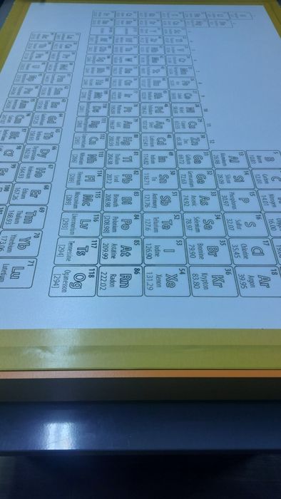 Donez, doar pentru o școală, Tabelul Periodic al Elementelor.