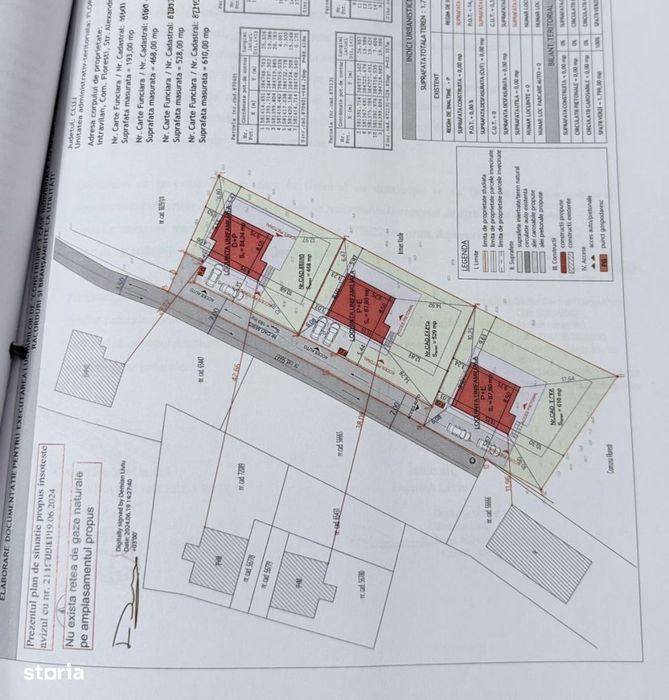 Teren autorizat casa individuala - 468 mp - ANL - Floresti