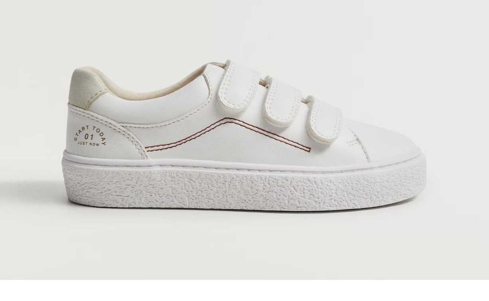 Mango masura 38 Pantofi sport cu benzi cu scai