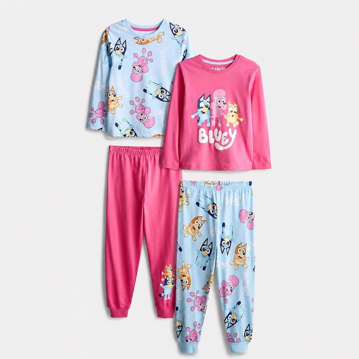 2 perechi de pijamale cu bluze și pantaloni Primark Bluey 5-6ani