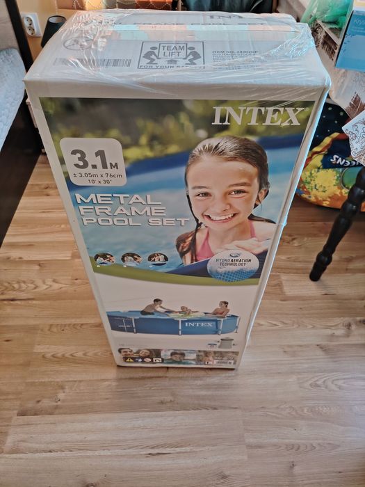 Басейн с метална рамка INTEX