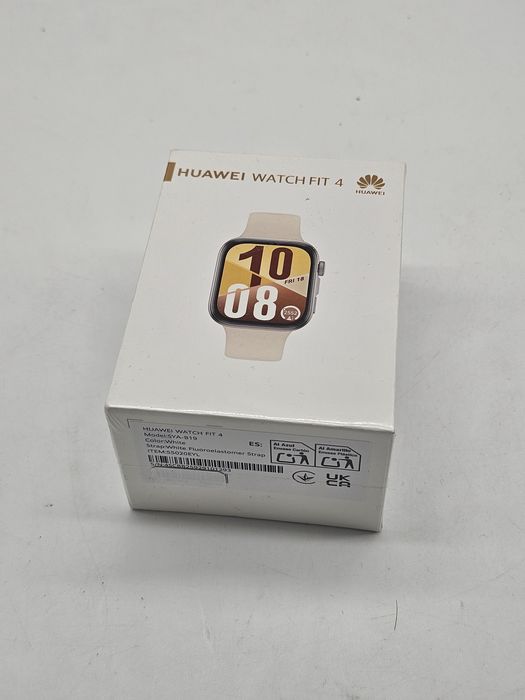 Smartwatch HUAWEI Watch Fit 4, Silver Body with White Fluoroelastomer