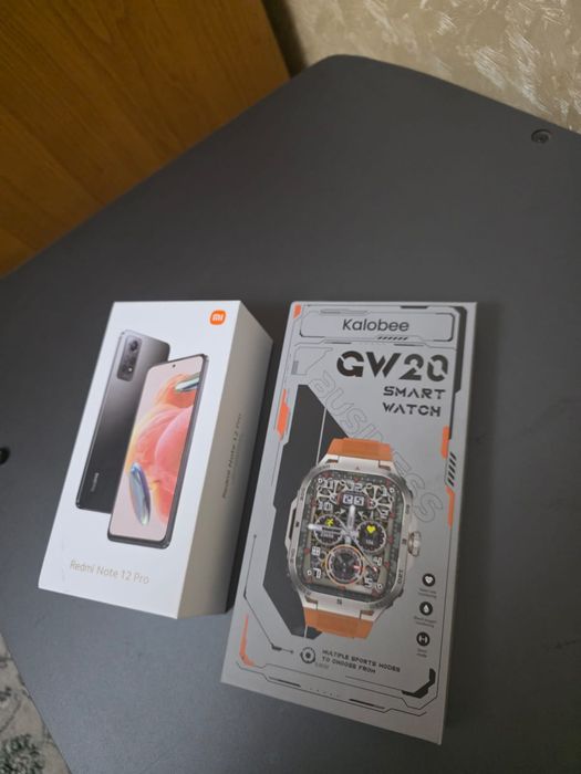Телефон Redmi Note 12Pro и смарт часы