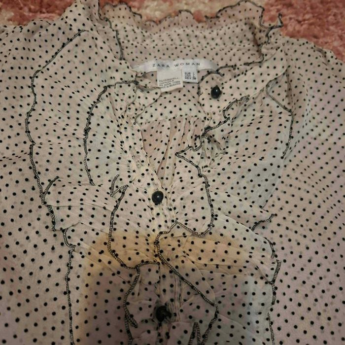 ZARA Копринена Риза