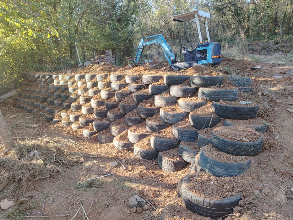 Услуги с мини багер