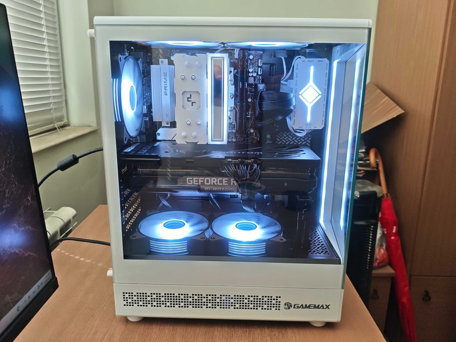 Геймърски компютър, Rtx 3080, Ryzen 7500F, 32gb DDR5, 1tb Nvme, 850W