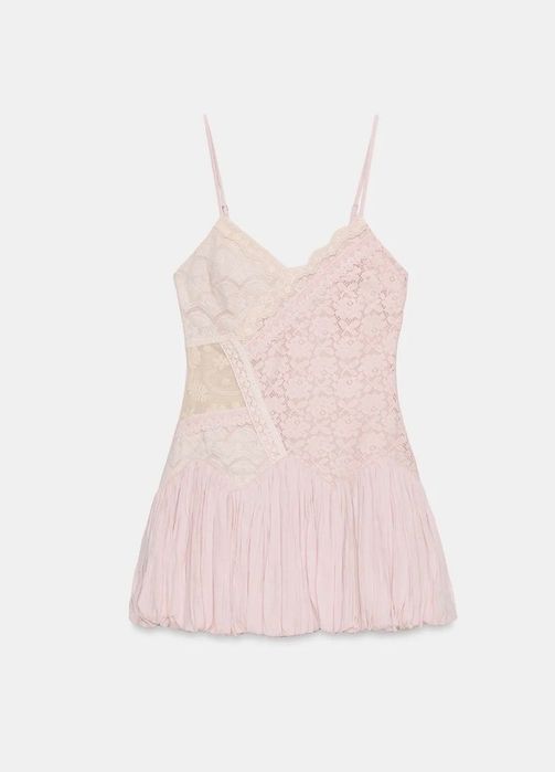 Дамска дантелена рокля zara