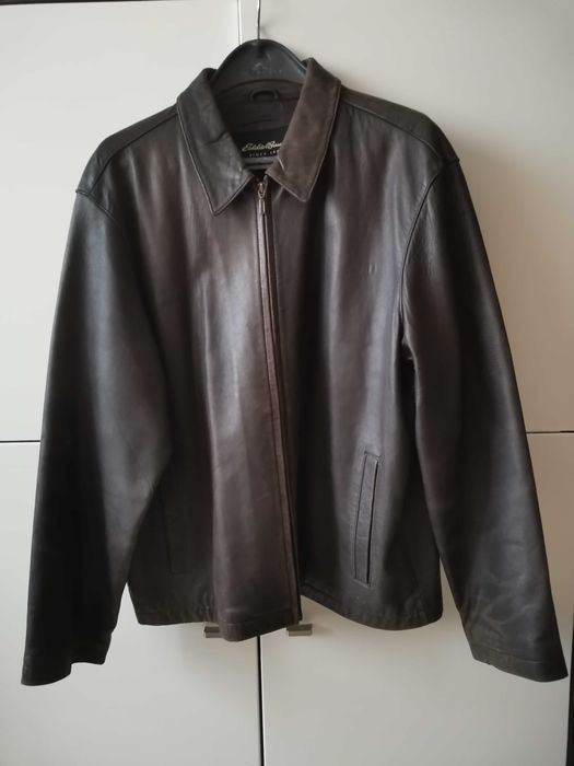 Мъжко елегантно кожено яке , L