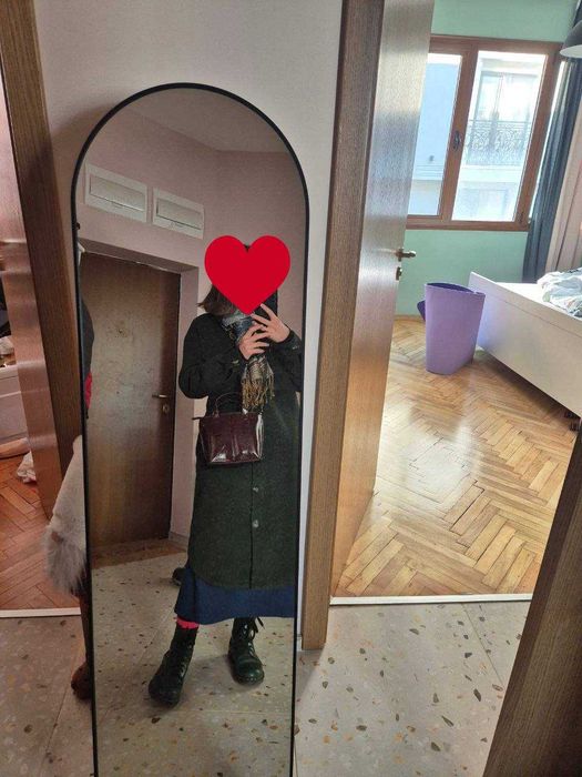 SONGMICS огледало за цял ръст 150×40 см – черно, почти ново