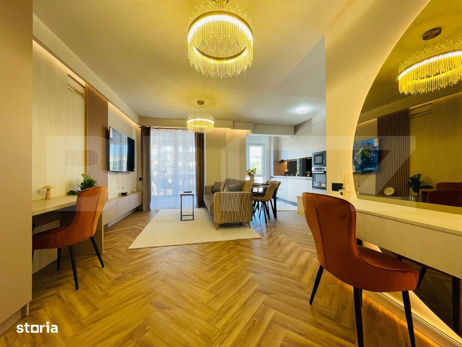 Apartament le cheie, incalzire in pardoseala, lift, 2 bai, 2 terase, p — fotografia 3