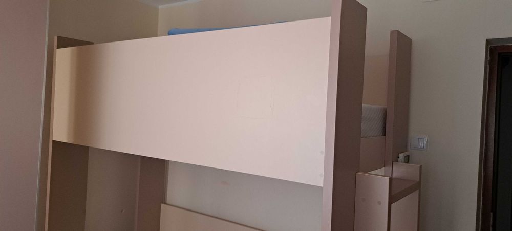 Pat etajat pentru copii 120 jos si 90 sus