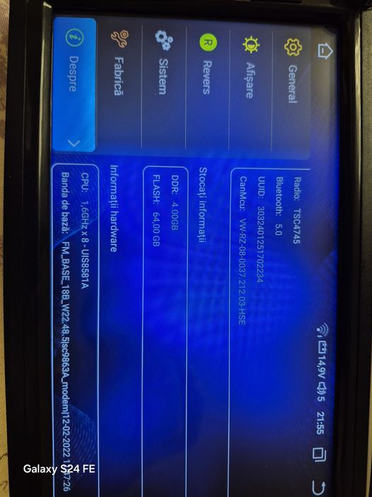 Vand navigatie  Passat b 6 android 13, 4 Gb ram si 64 Rom,!