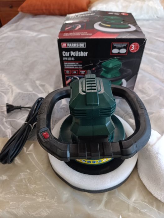 Машина за полиране на автомобили Parkside PPM 120 A1 – Пълен комплект