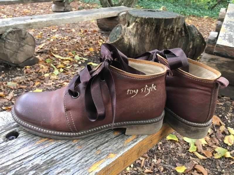 Боти естествена кожа