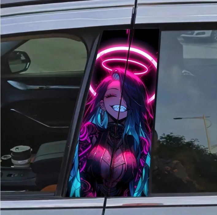 Винилови стикери за страничните колони на вратите - 2бр.