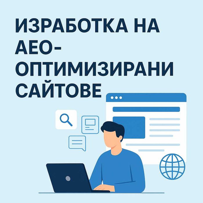 Изработка на AI-оптимизирани бизнес сайтове (AEO стандарт)